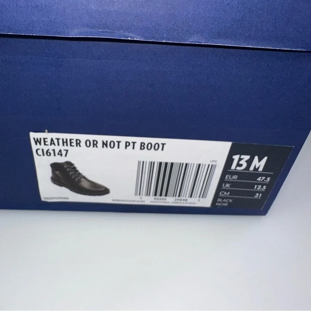 Rockport Men's Weather Or Not Waterproof Hydro Shield Plain Toe Boots Size 13M